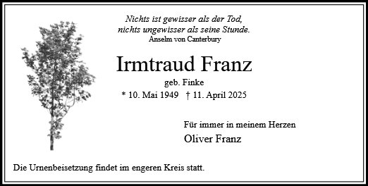 Irmtraud Franz