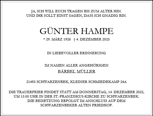 Günter Hampe