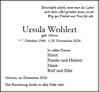 Ursula Wohlert