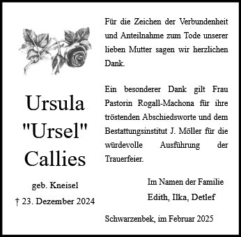 Ursula Callies