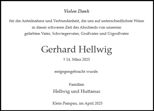 Gerhard Hellwig