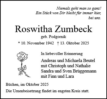 Roswitha Zumbeck