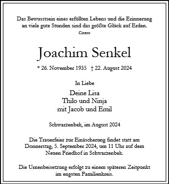 Joachim Senkel
