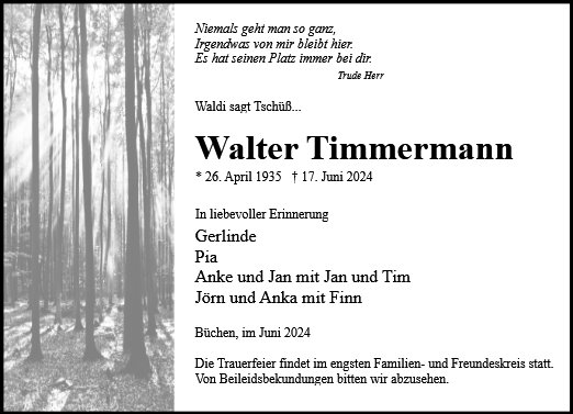 Walter Timmermann