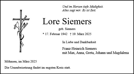 Lore Siemers