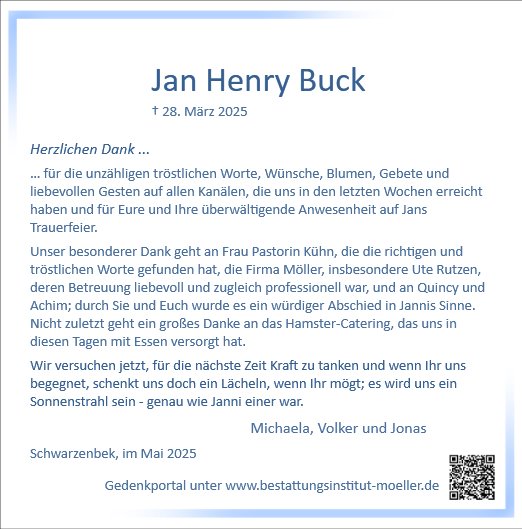 Jan Henry Buck