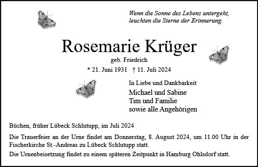 Rosemarie Krüger