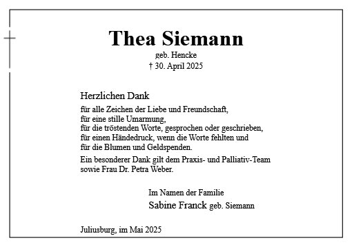Thea Siemann