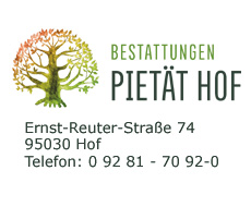 Bestattungsanstalt „Pietät“ Hof