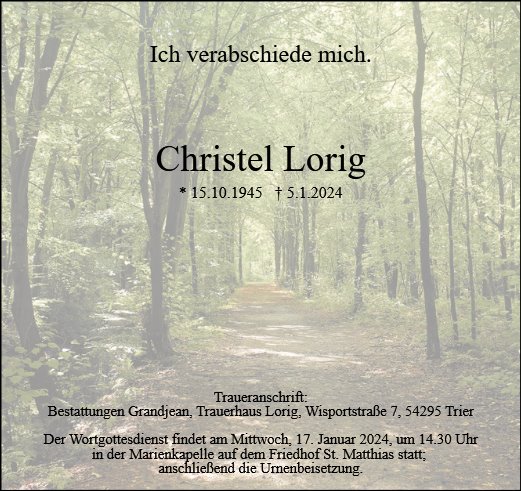 Christel Lorig