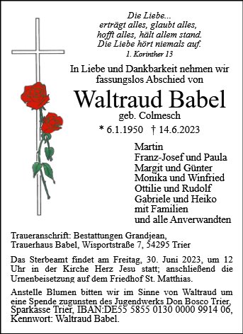 Waltraud Babel
