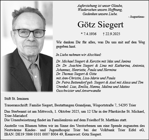 Götz Joachim Siegert