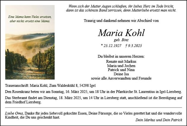 Maria Kohl