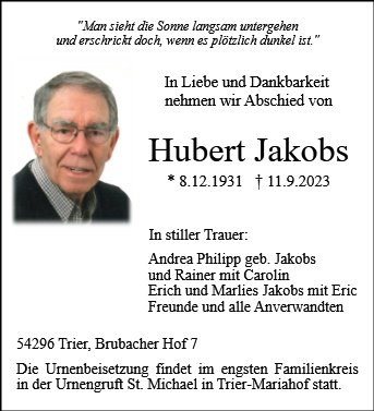 Hubert Jakobs