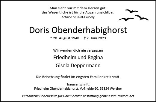 Doris Obenderhabighorst