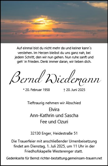 Bernd Wiedemann