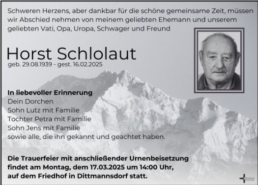 Horst Schlolaut