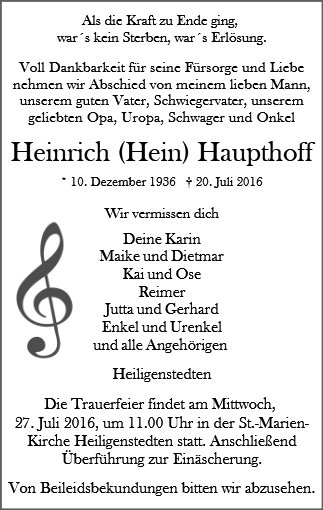 Heinrich Haupthoff