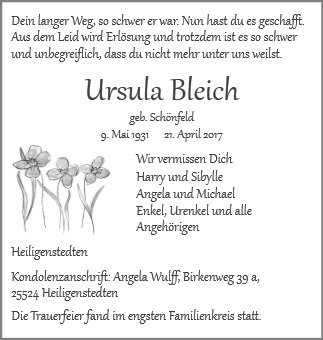 Ursula Bleich