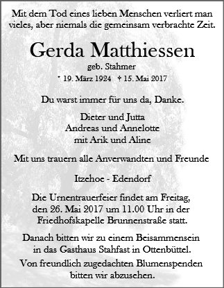 Gerda Matthiessen