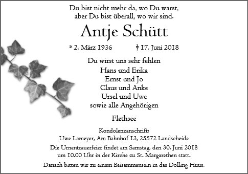 Antje Schütt