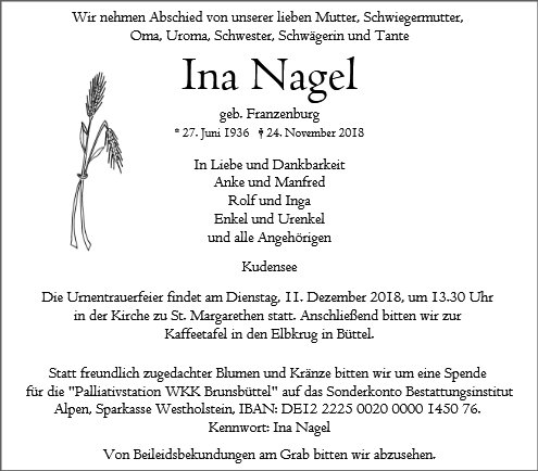 Ina Nagel