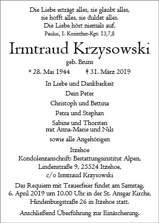 Irmtraud Krzysowski