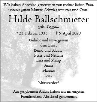 Hilde Ballschmieter