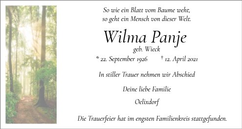 Wilma Panje 