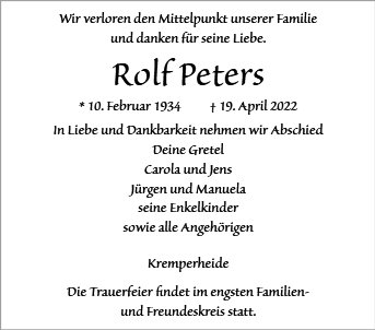 Rolf Peters