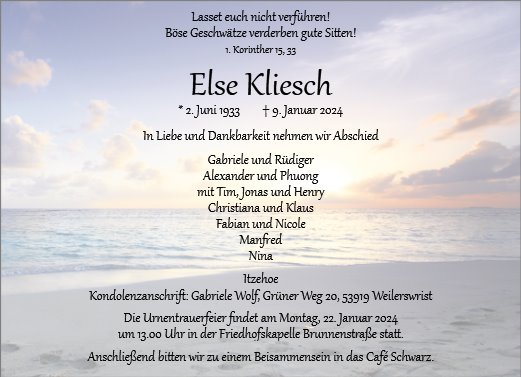 Else Kliesch