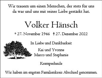 Volker Hänsch