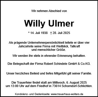 Willy Ulmer