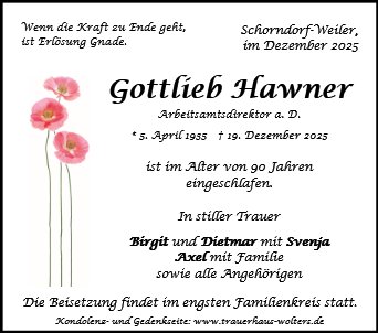 Gottlieb Hawner