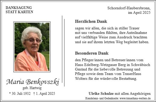 Maria Benkovszki