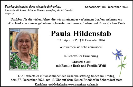 Paula Hildenstab