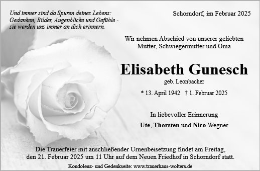 Elisabeth Gunesch