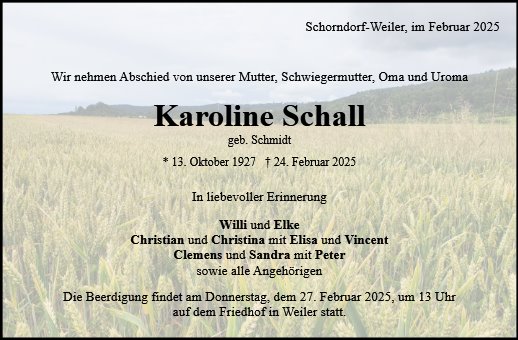 Karoline Schall
