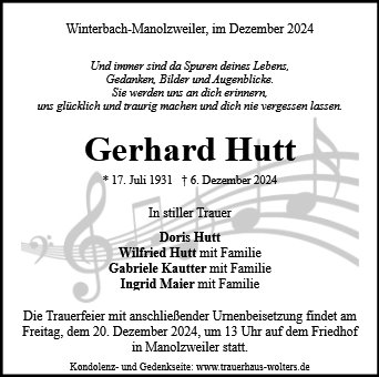 Gerhard Hutt