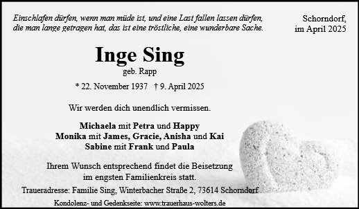 Ingeborg Sing