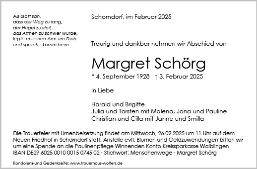 Margarete Schörg