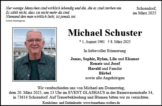 Michael Schuster
