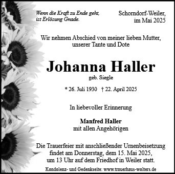 Johanna Haller