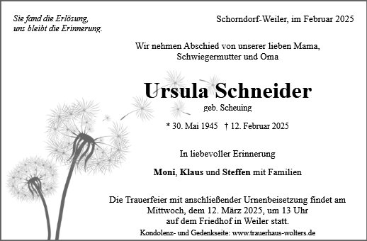 Ursula Schneider