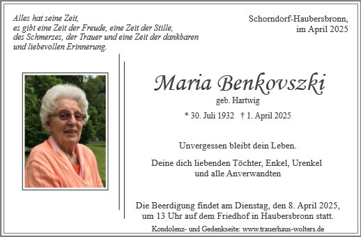 Maria Benkovszki