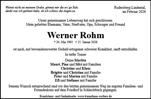 Werner Rohm