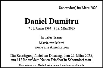Daniel Dumitru