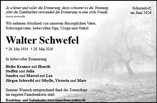 Walter Schwefel