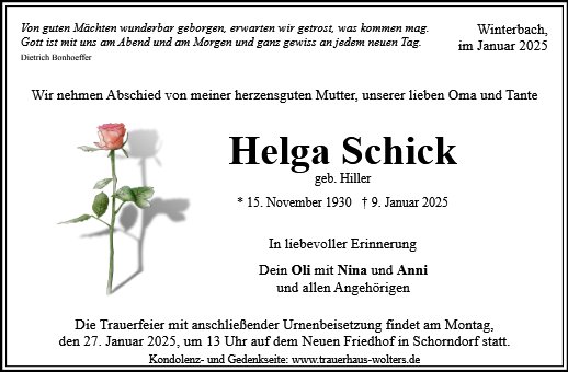 Helga Schick