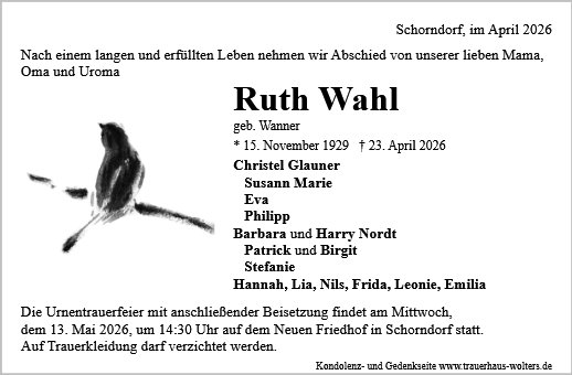 Ruth Wahl